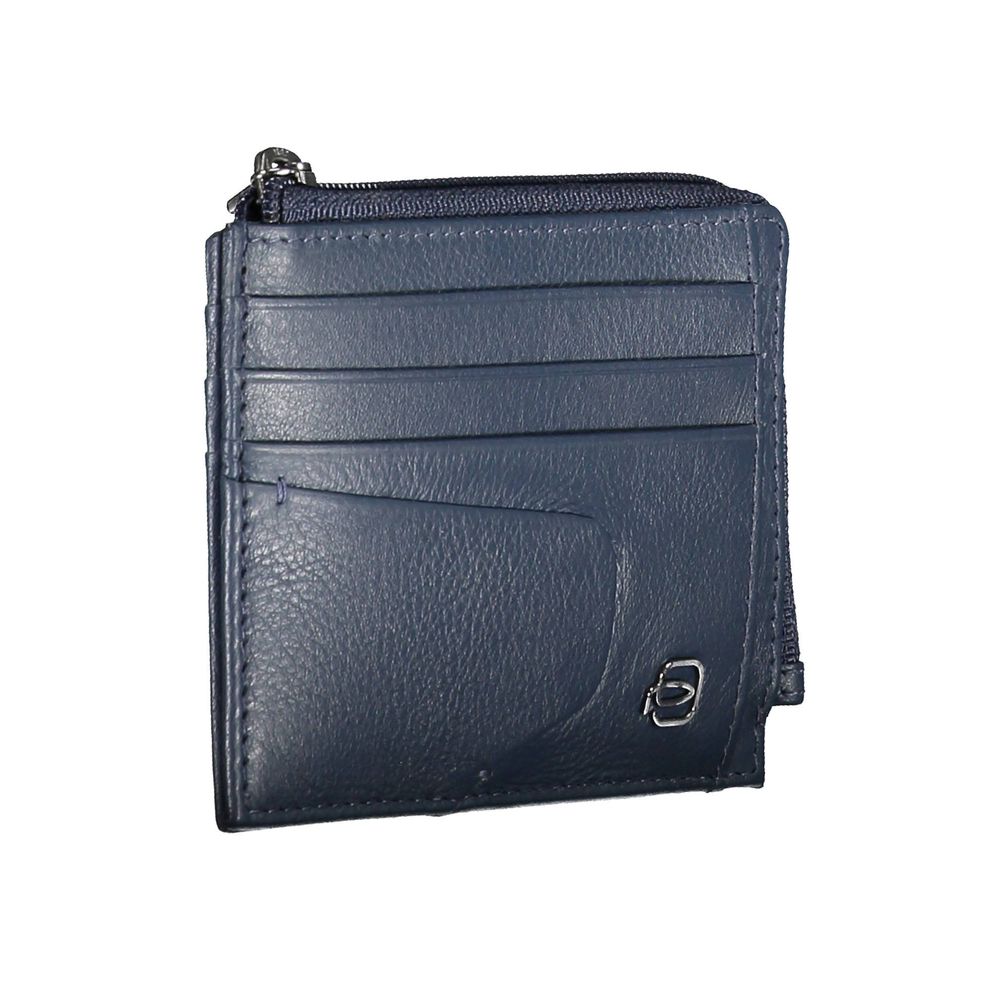 Blue Leather Wallet