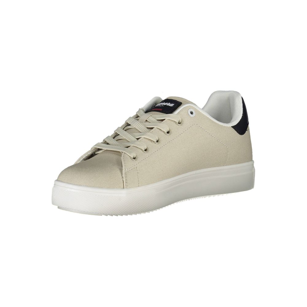 Beige Polyester Sneaker