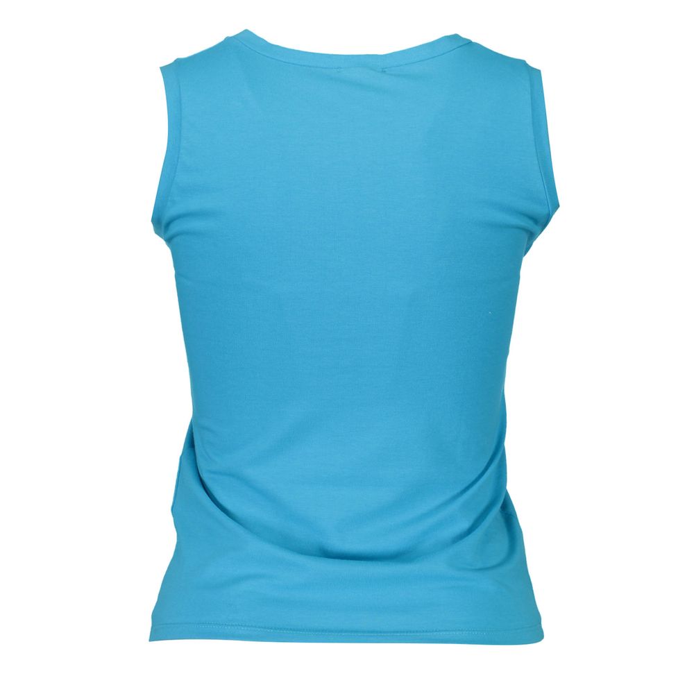 Blue Cotton Tops & T-Shirt