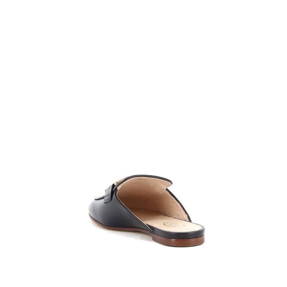 Leather Chain Mules