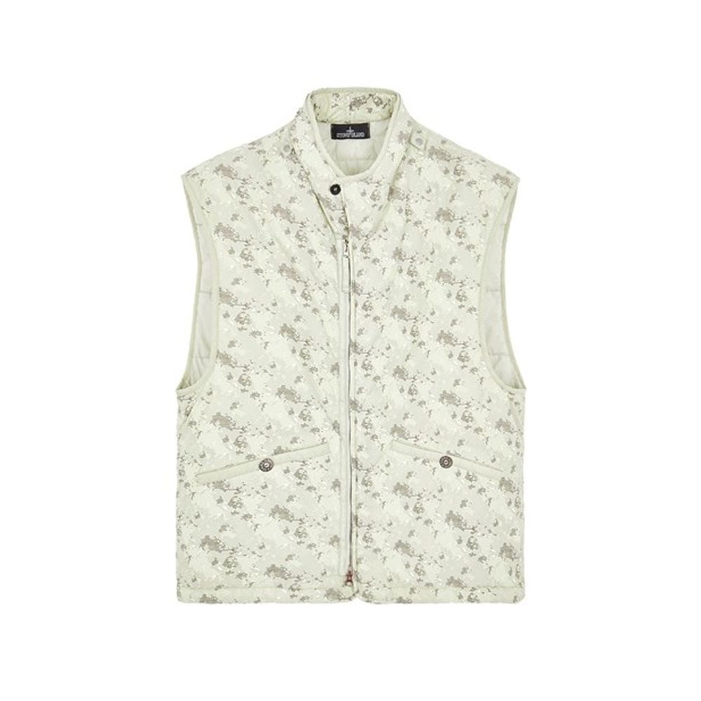 Printed Brushed Gilet