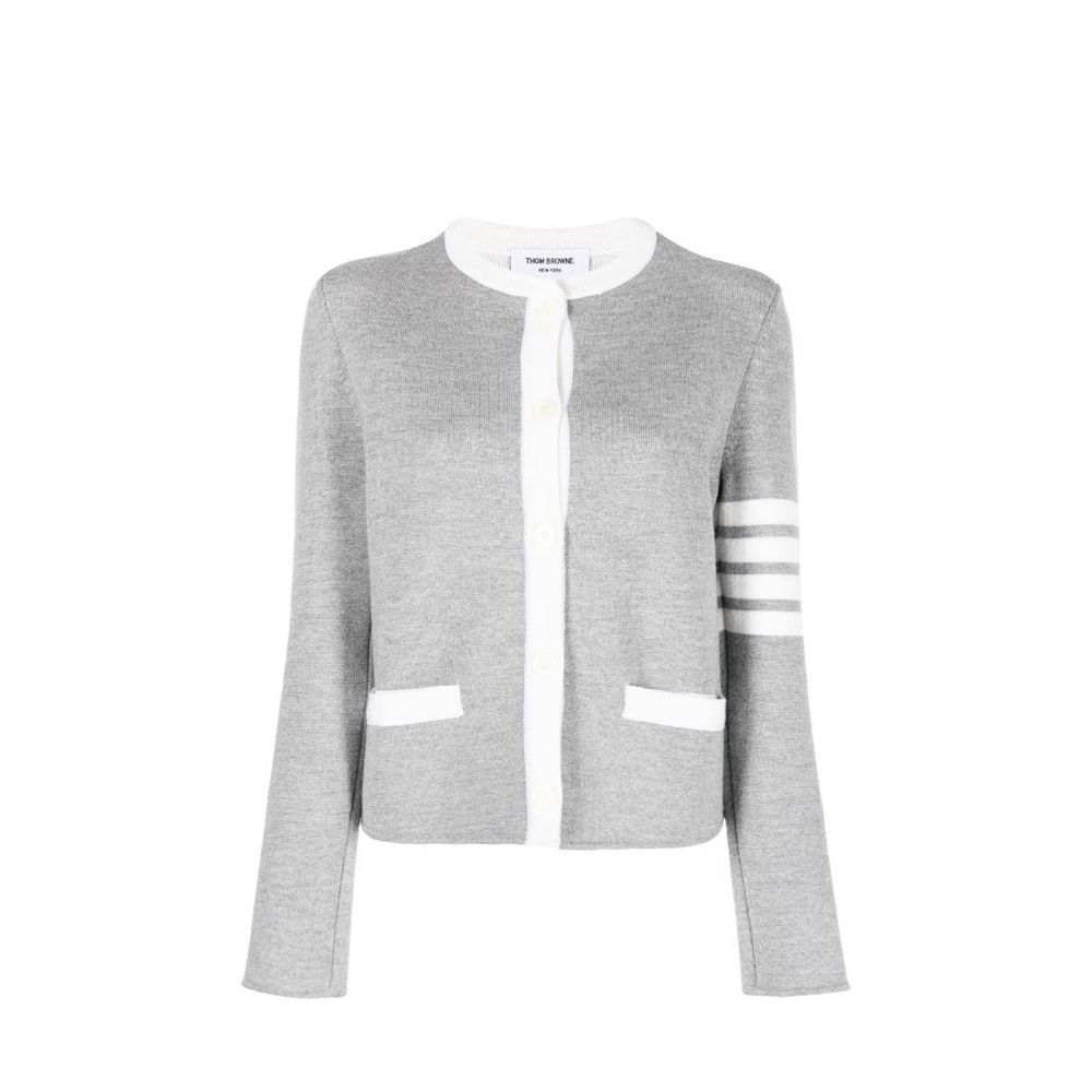 4- Bar Wool Cardigan
