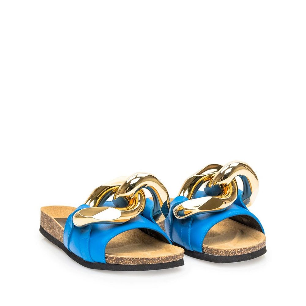 Leather Flat Sandals