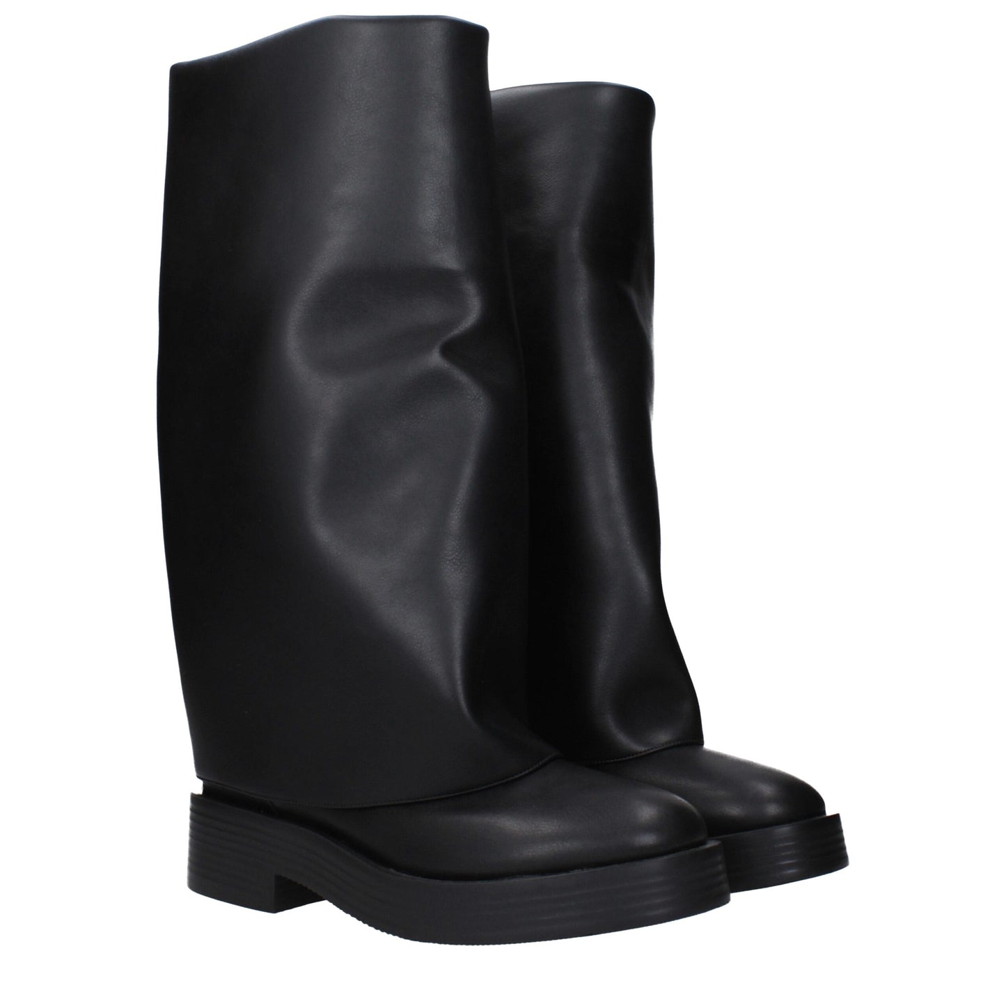 Black Leather Boots
