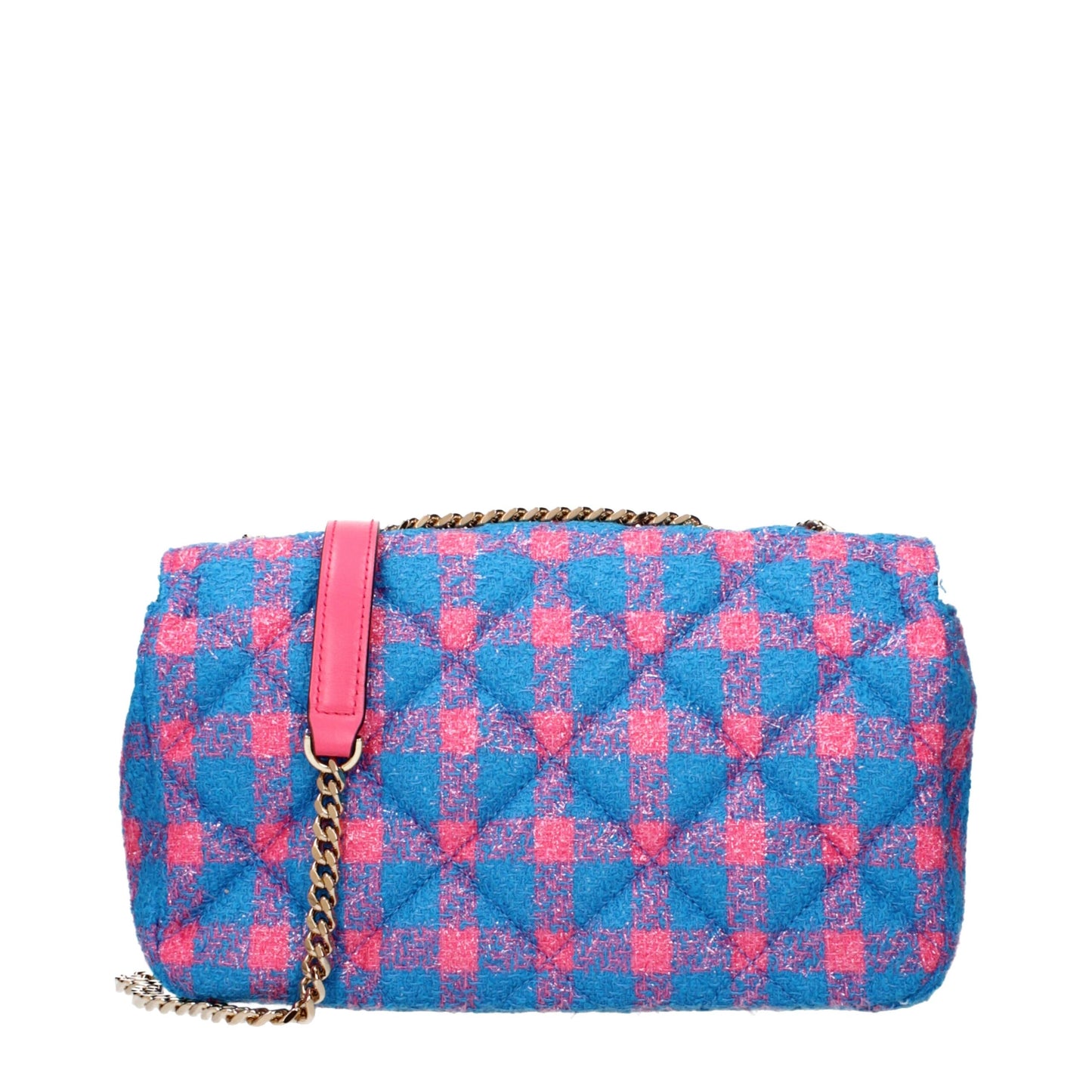 Blue Fabric Crossbody Bags