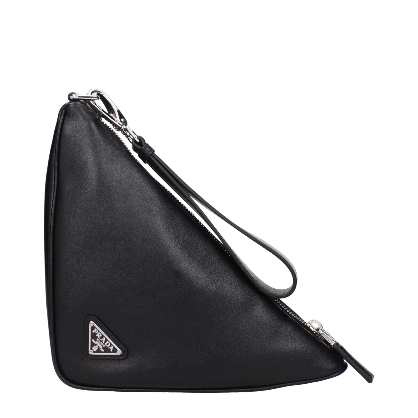 Black Leather Clutch Bags