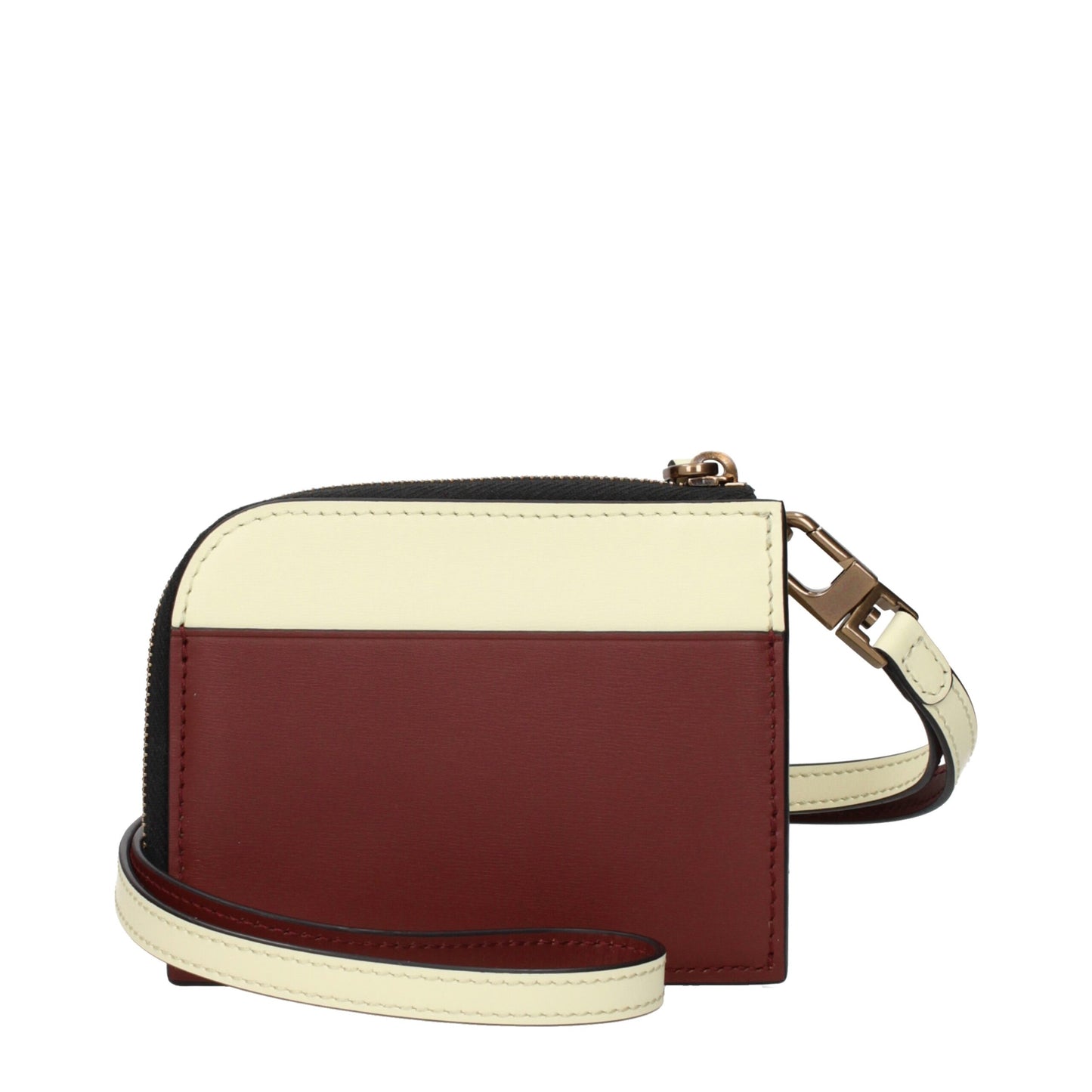 Beige Leather Cardholders