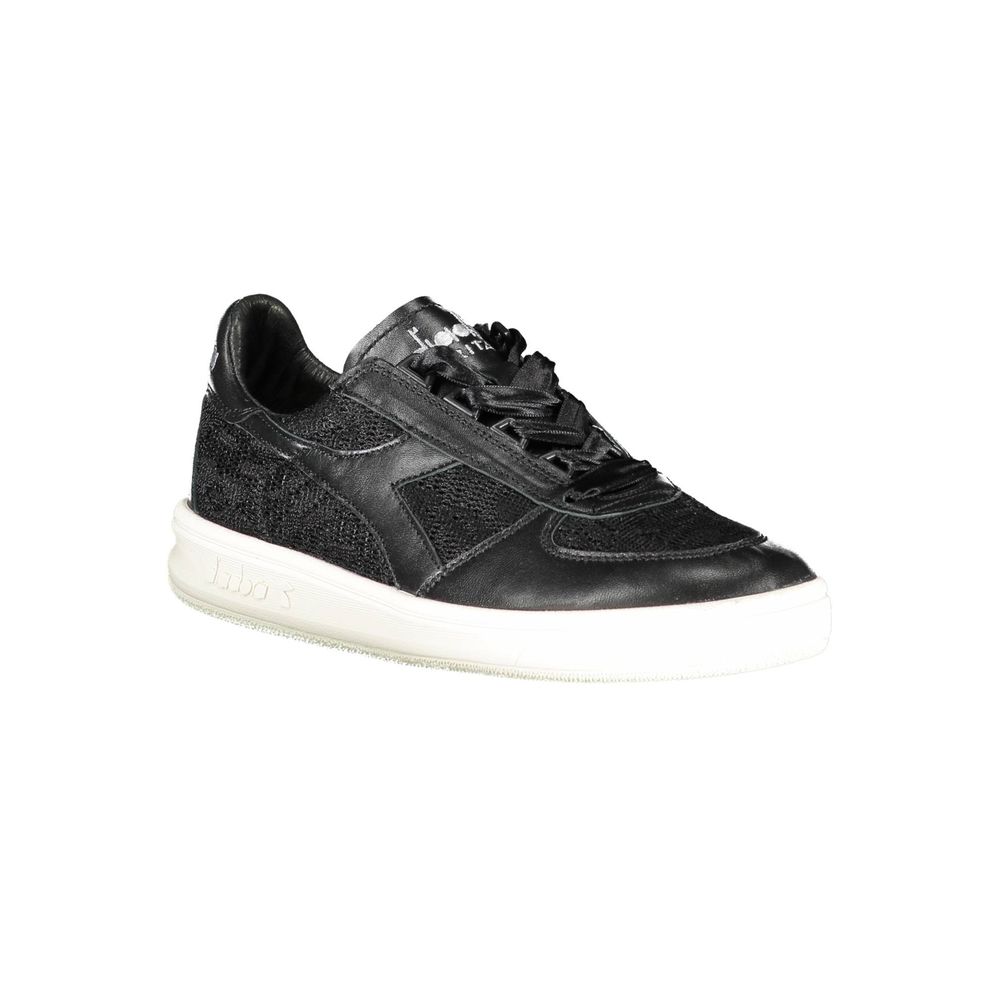 Black Fabric Sneaker