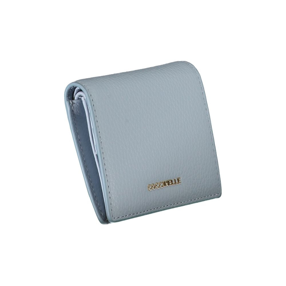 Blue Leather Wallet