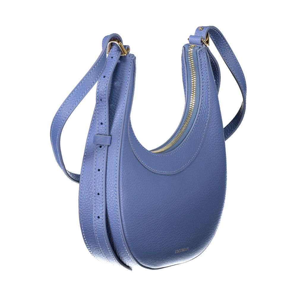 Blue Leather Handbag