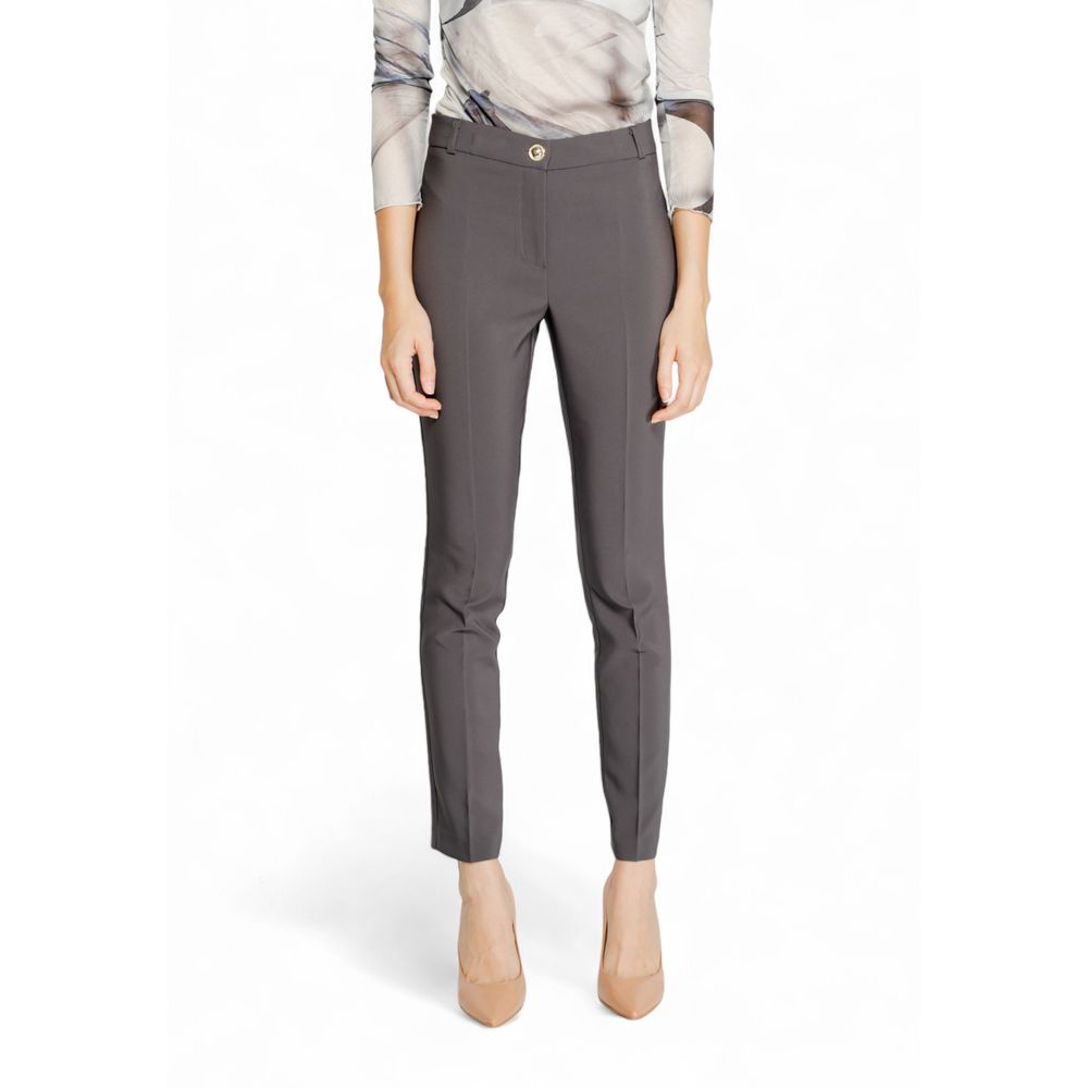 Gray Polyester Pant