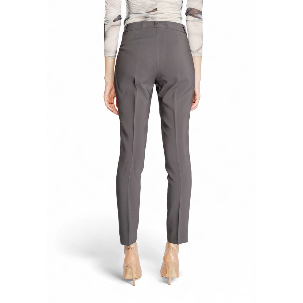 Gray Polyester Pant