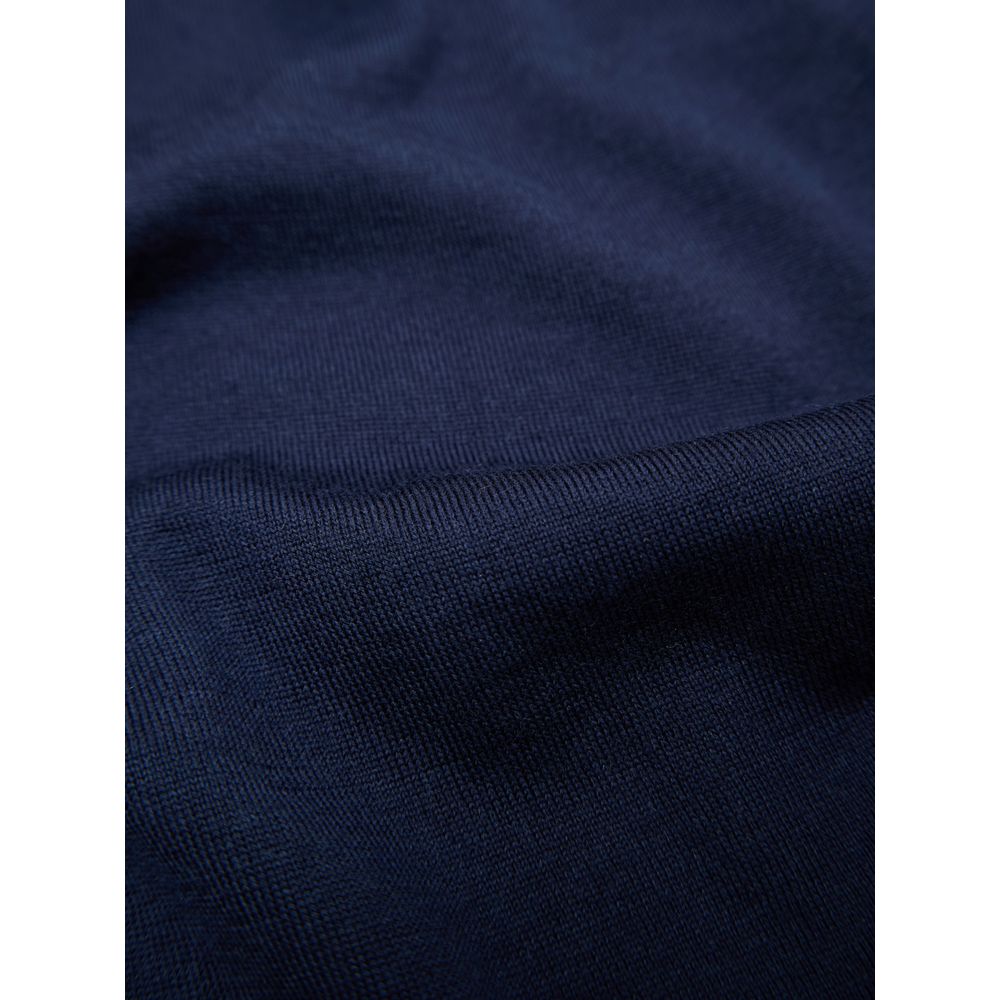 Blue Wool Cardigan