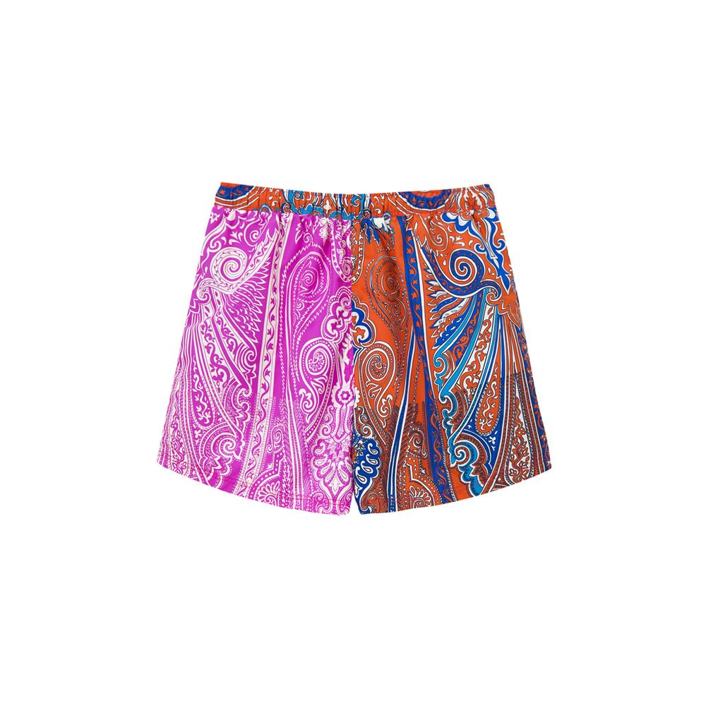 Multicolor Polyamide Swim Short