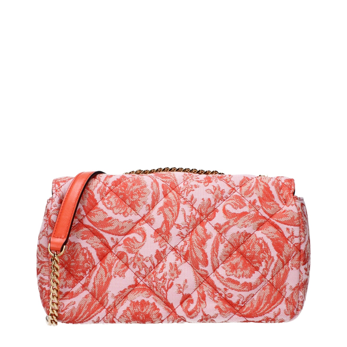 Orange Fabric Crossbody Bags