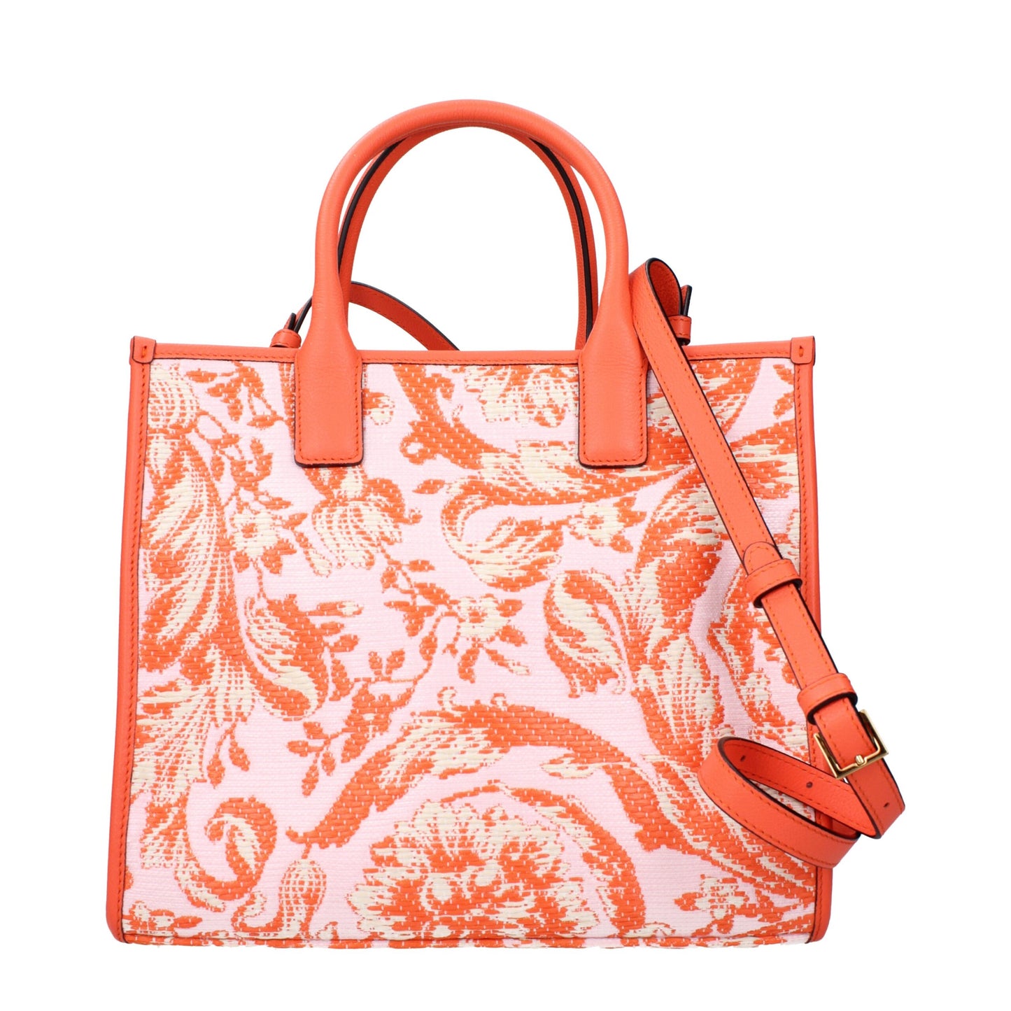Orange Fabric Handbags