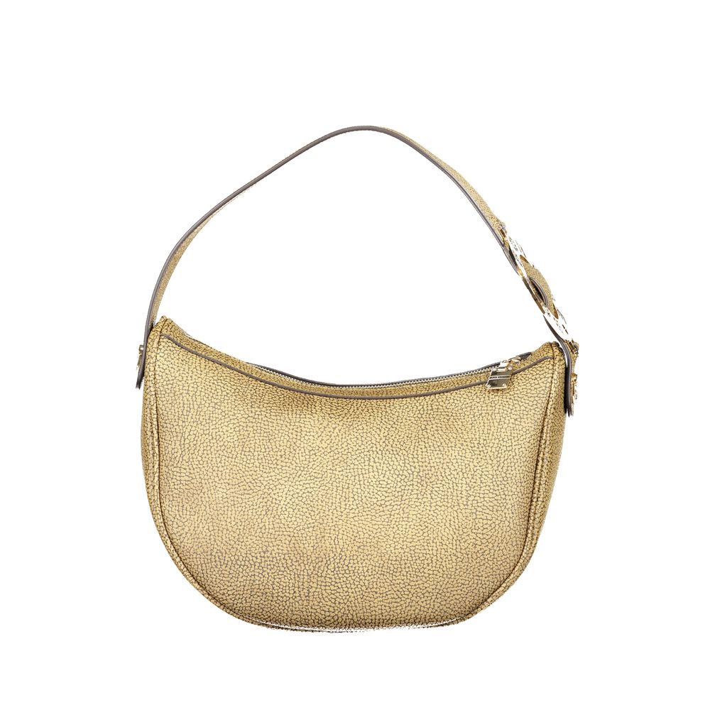 Beige Polyester Handbag