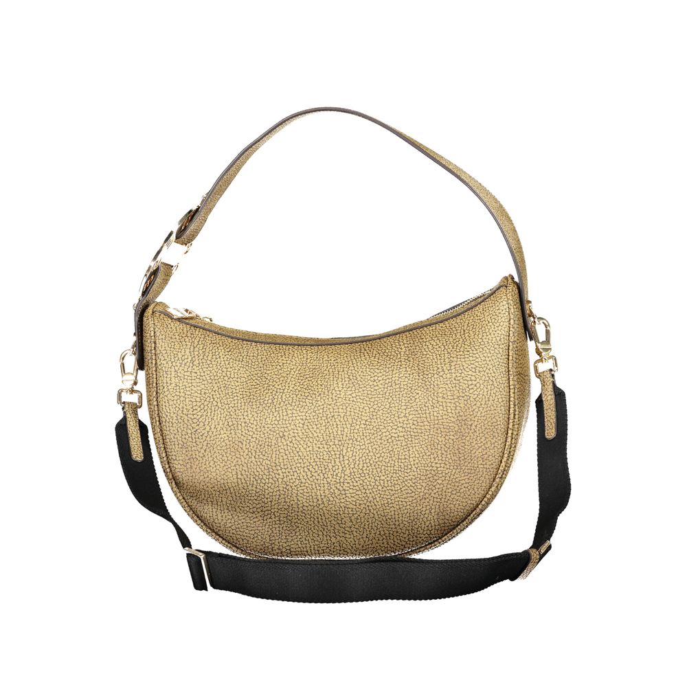 Beige Polyester Handbag
