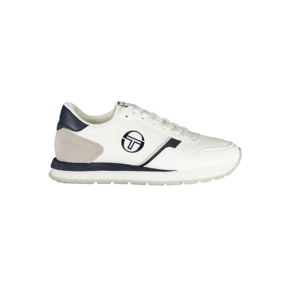 White Polyester Sneaker
