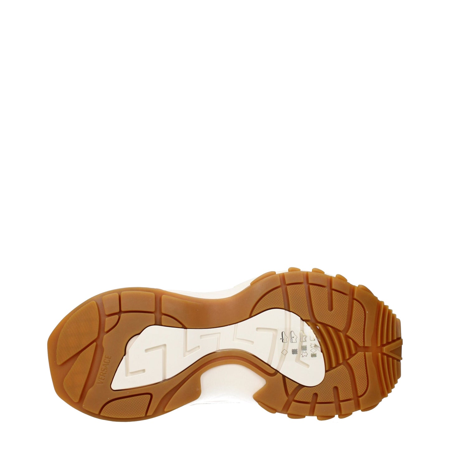 Beige Fabric Chunky Sneakers