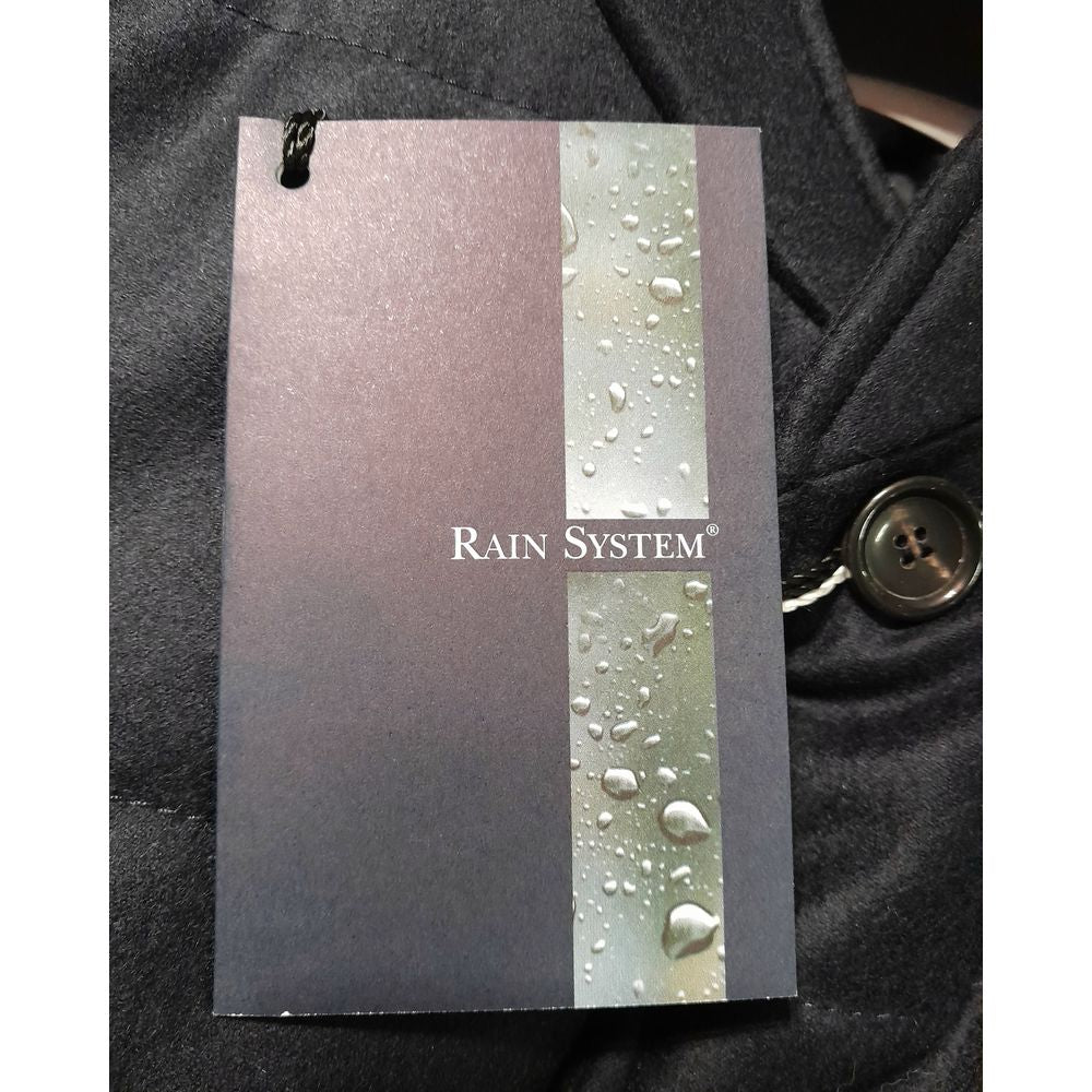 Blue Wool Sleveless Jacket