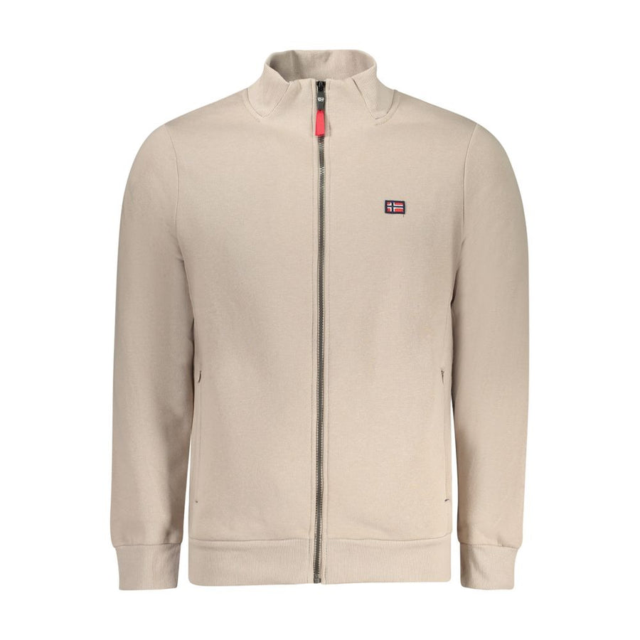 Beige Cotton Sweatshirt