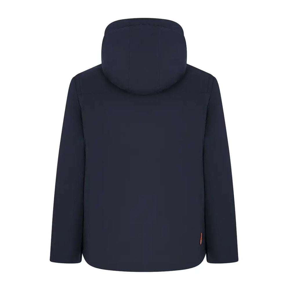 Blue Polyester Jackets & Coat
