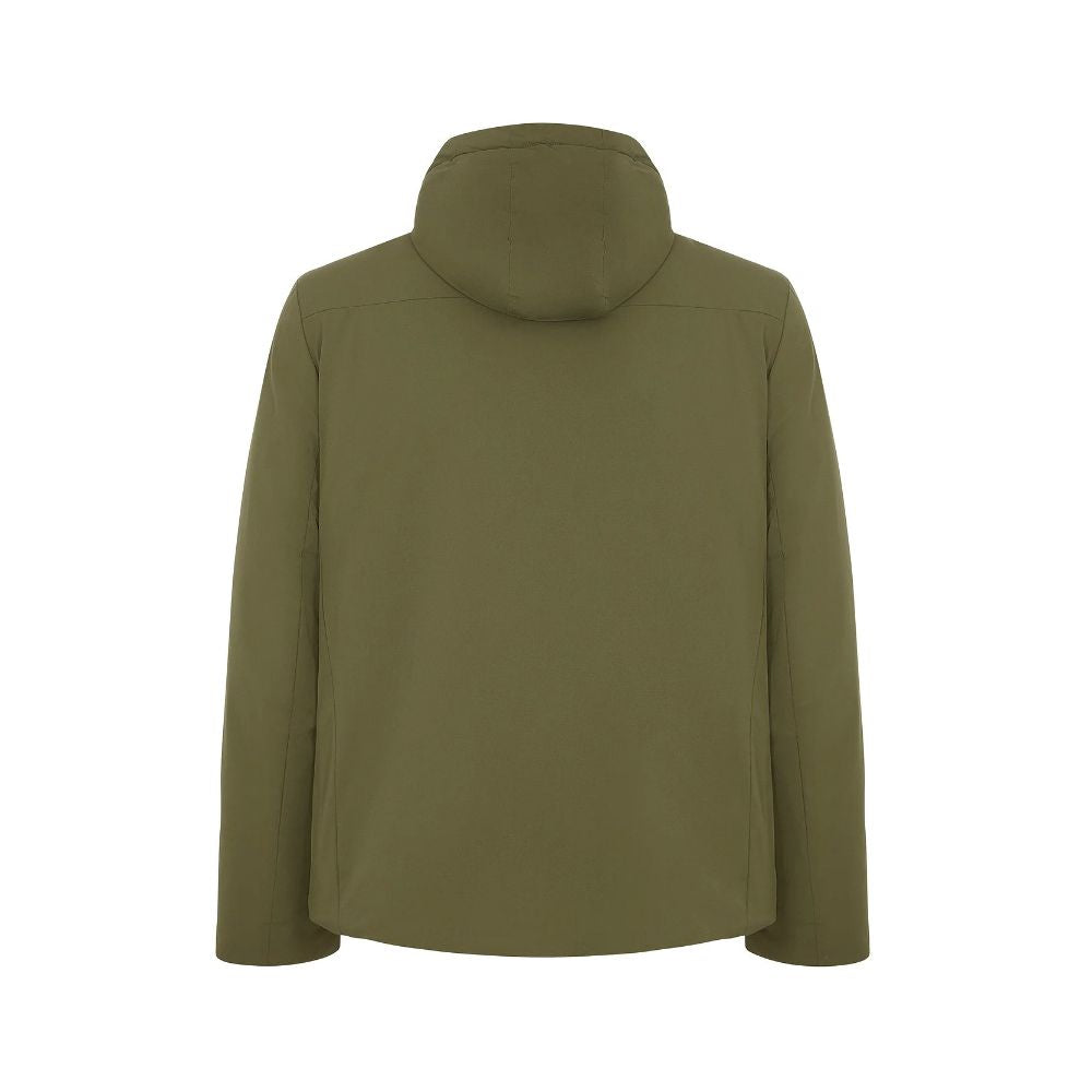 Green Polyester Jackets & Coat