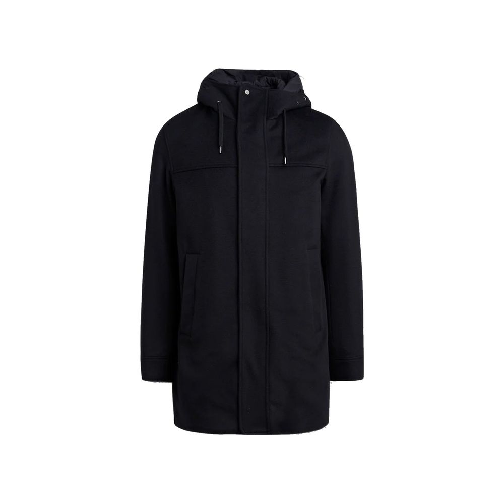 Wool Cashmere Hooded Coat
