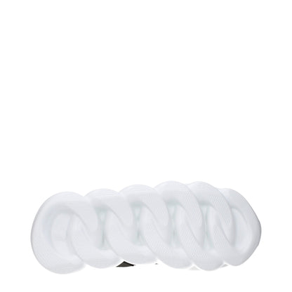 Gray Leather Athletic Sneakers