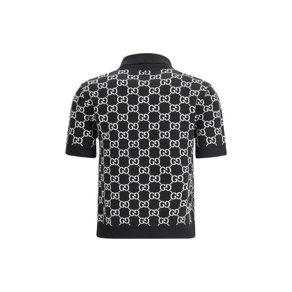 Black Wool Pattern Shirt