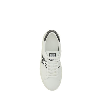 White Rubber Low Top Sneakers