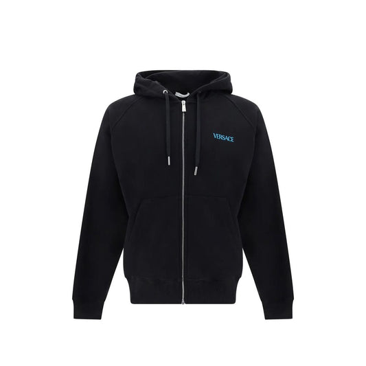 Black Cotton Sweatshirt