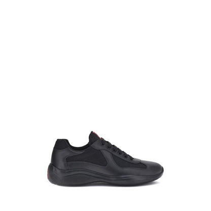 Black Calf Leather Bos Taurus Athletic Sneakers