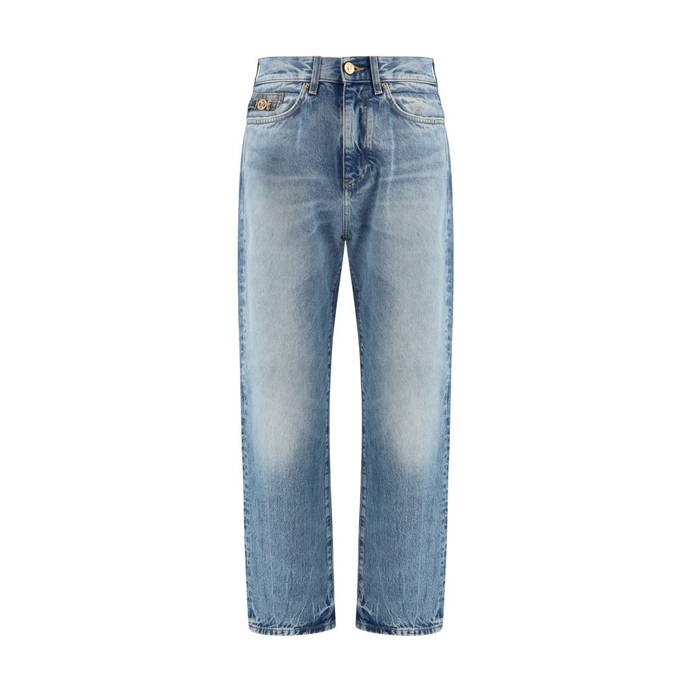 Light Blue Cotton Jeans Denim