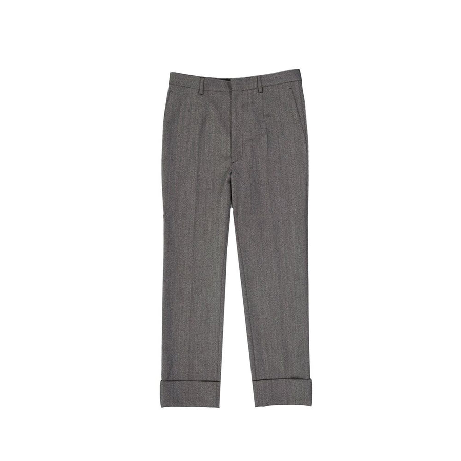 Gray Wool Dress Pants