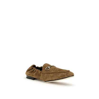 Brown Calf Leather Bos Taurus Slip-On Loafers
