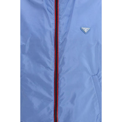 Light Blue Recycled Polyamide Shell Jacket