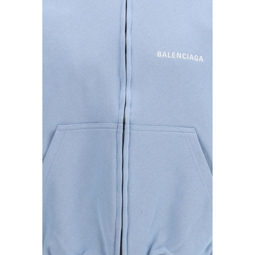 Light Blue Cotton Sweatshirt