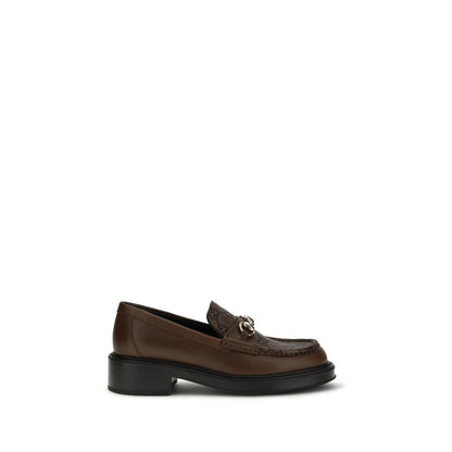 Brown Calf Leather Bos Taurus Slip-On Loafers