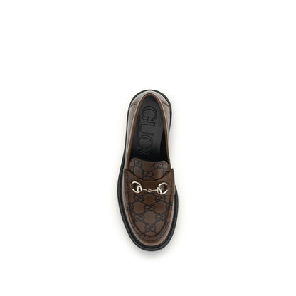 Brown Calf Leather Bos Taurus Slip-On Loafers