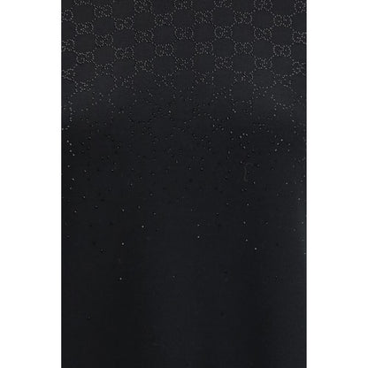 Black Wool Casual Dress
