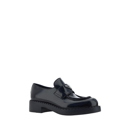 Black Calf Leather Bos Taurus Slip-On Loafers
