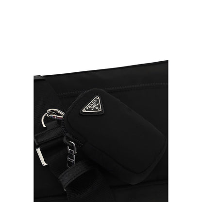Black Nylon Shoulder Bag