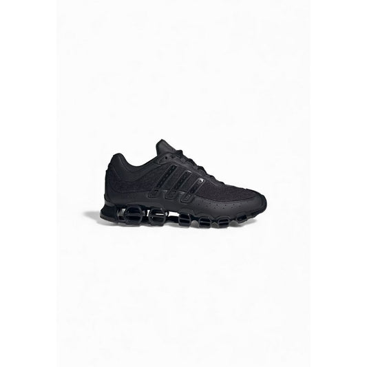 Black Synthetic Athletic Sneakers