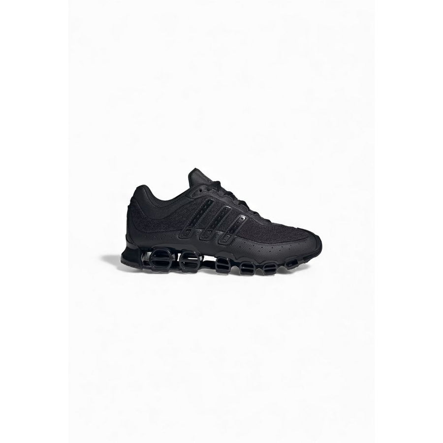 Black Synthetic Athletic Sneakers