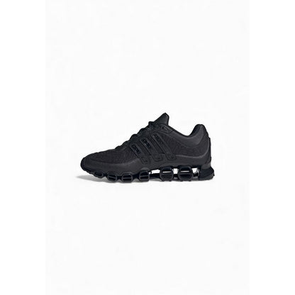 Black Synthetic Athletic Sneakers