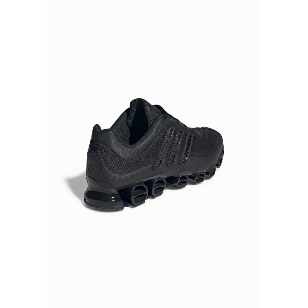 Black Synthetic Athletic Sneakers