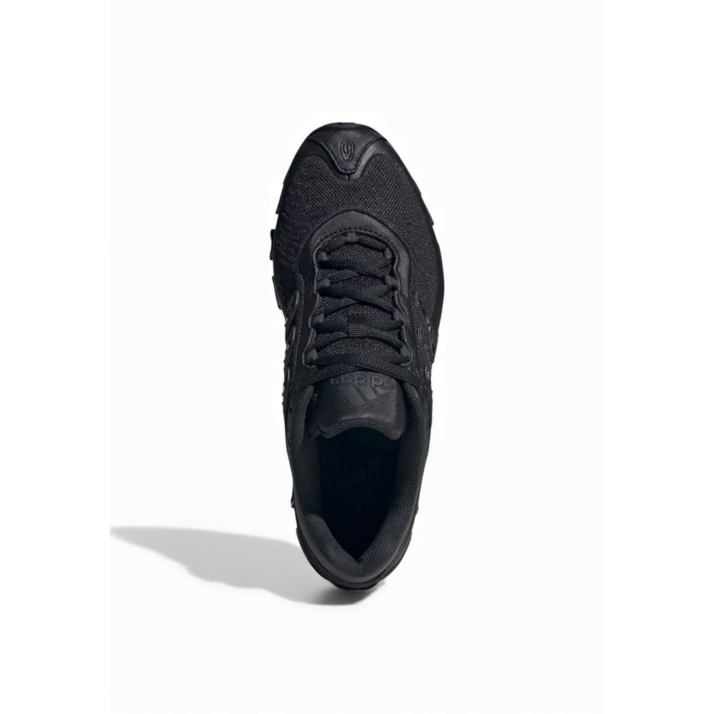 Black Synthetic Athletic Sneakers