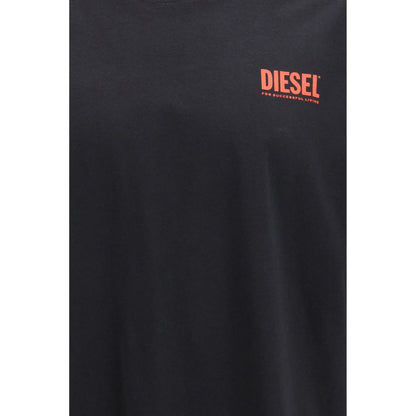Black Cotton T-Shirt
